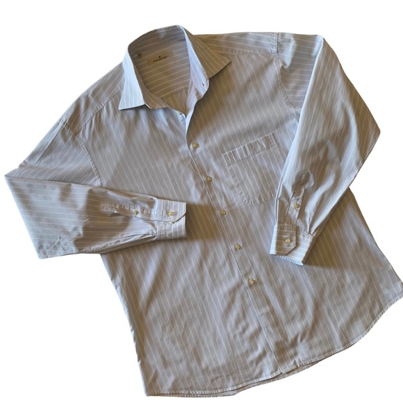 Men’s Ermenegildo Zegna 100% Cotton Long Sleeve Button Down Shirt. - Picture 3 of 9